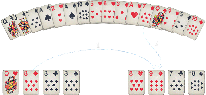 Crescent Solitaire Online - 100% Free! No Download! No Ads!